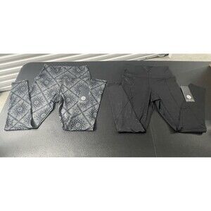 Scorpio Sol Serena & Vinyassa High Waisted Women’s Medium Leggings**2 Pair** NWT